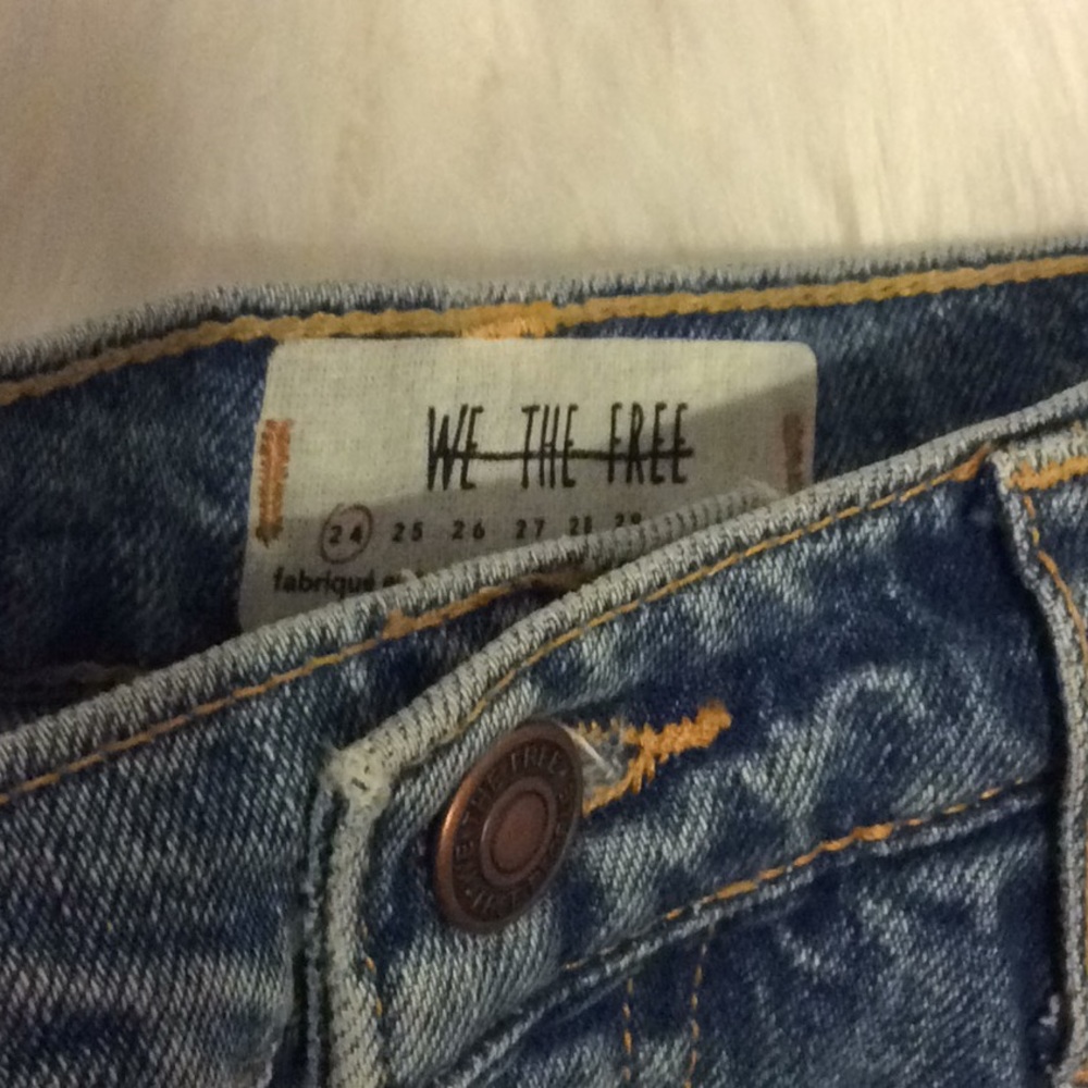 Free People Denim Shorts - Picture 2 of 4